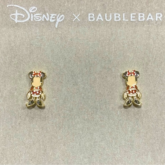 Disney Jewelry - Disney x Baublebar Mickey Stud Earrings in Box